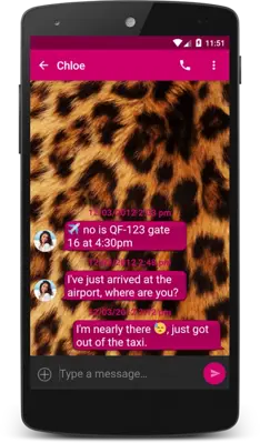 Animal Print Theme (chomp) android App screenshot 1